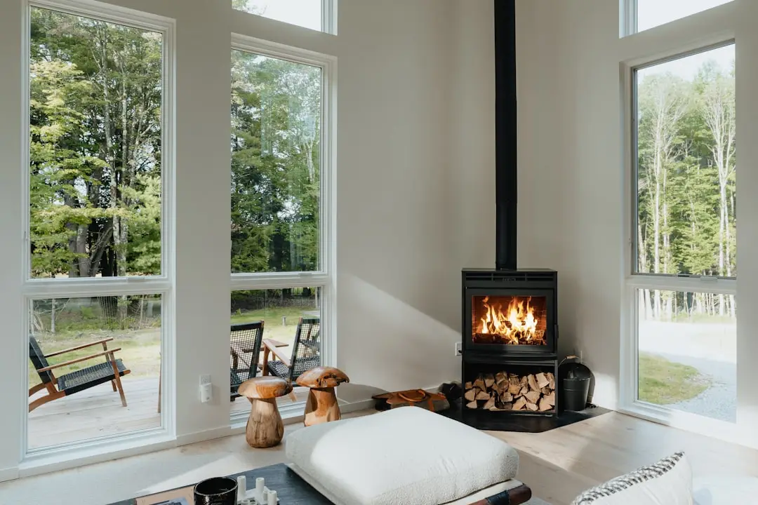 Så väljer du kamin fyrkantig som passar ditt hem illustration